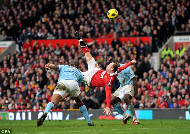 Wayne Rooney đang là cầu thủ ghi bàn nhiều nhất tại derby Manchester.