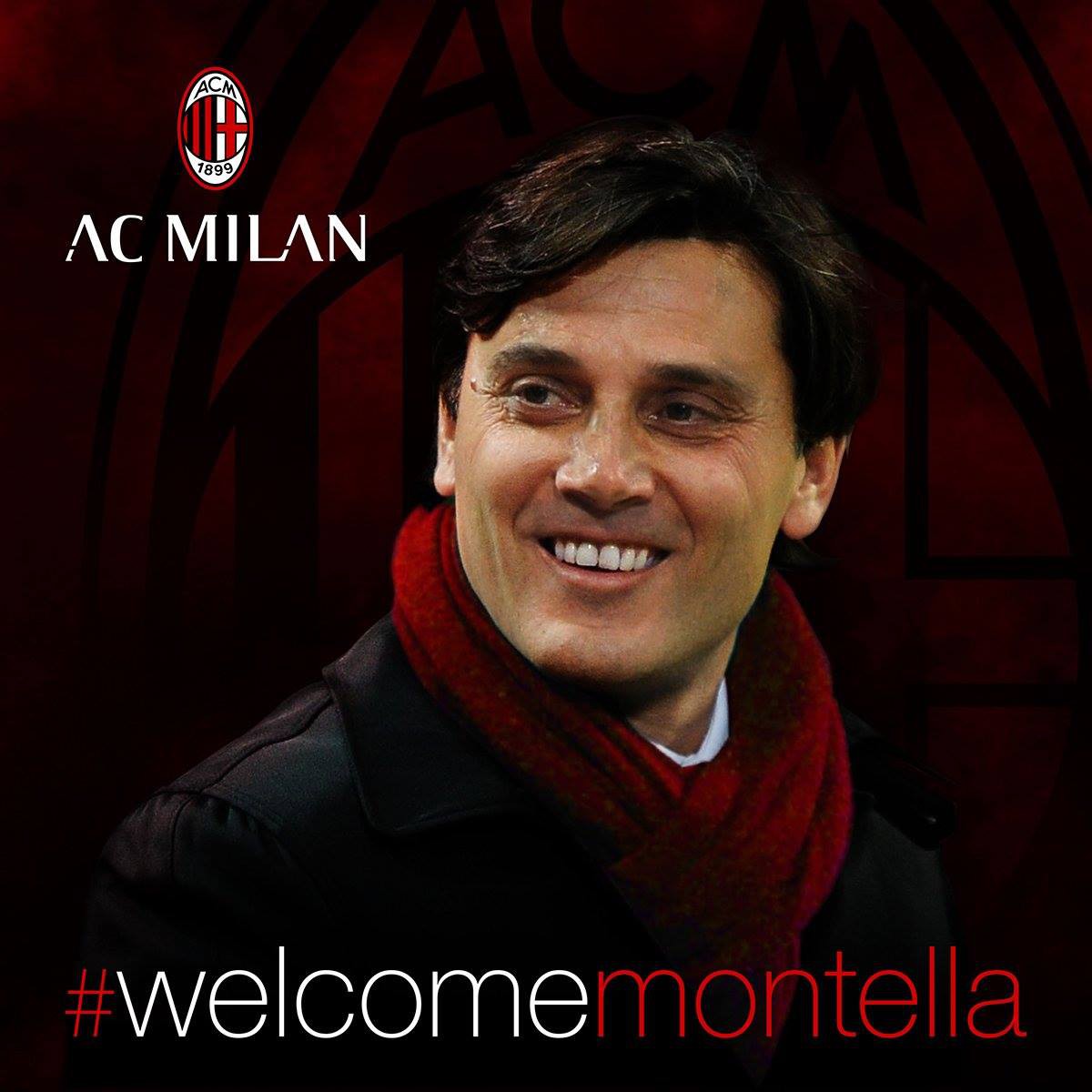 Hình ảnh Motella trên trang web chính của AC Milan.