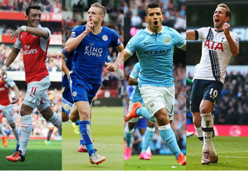 Top 4 Premier league Arsenal,Leicester, Man City, Tottenham gặp nhau cùng 1 ngày.