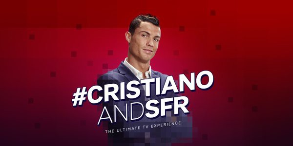 Ronaldo đóng quảng cáo cho công ty truyền thông SFR, Pháp.