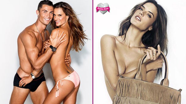 Alessandra Ambrosio sẽ sánh bước cùng Ronaldo trong chiến dịch quảng bá thương hiệu mới.