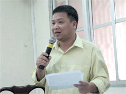 Giám đốc Trung tâm thể thao dưới nước - Chung Tấn Phong.