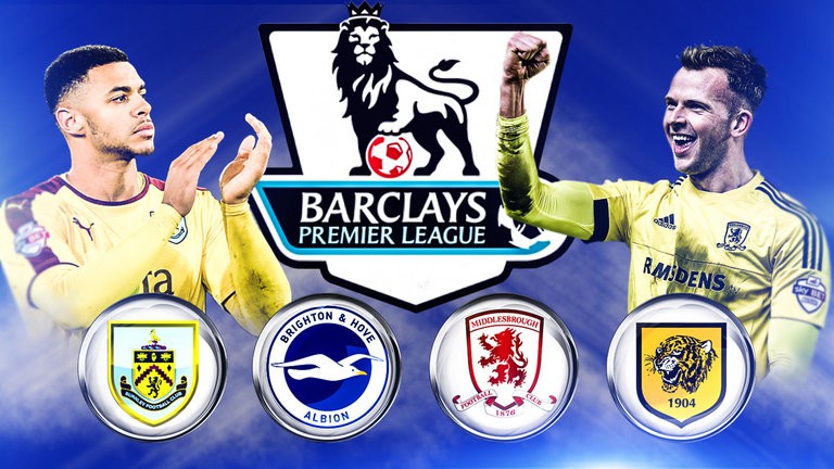 Burnley, Middlesbrough và Hull có khi dấu ấn trong mùa giải mói?