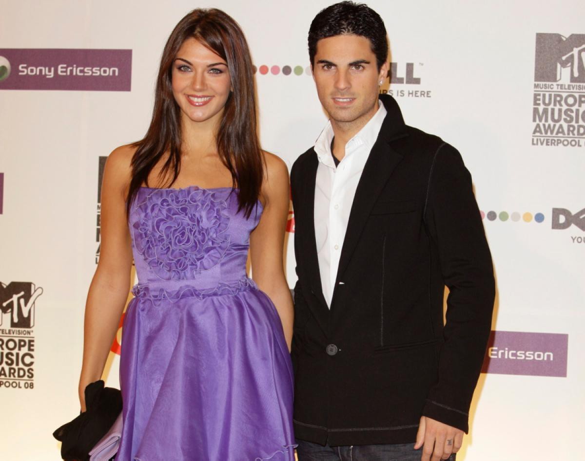 Vợ chồng Mikel Arteta và Lorena Bernal.