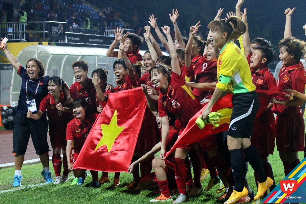 Việt Nam đã giành HCV SEA Games 29. Ảnh: Văn Nhân