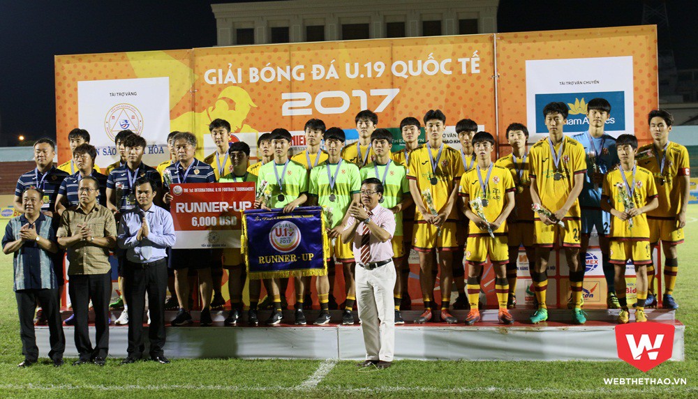 U19 Gwangju giành hạng Nhì. Ảnh: Văn Nhân