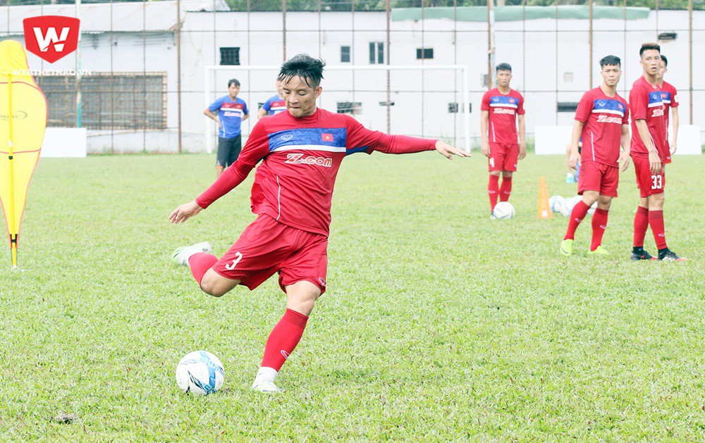Hoàng Văn Khánh đang trở lại ấn tượng sau sự cố ở U19 Việt Nam. Ảnh: Văn Nhân