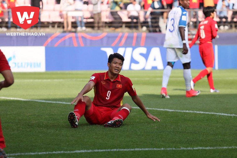 U20 Việt Nam đã chơi đầy nỗ lực cả 3 trận vòng bảng. Ảnh: Văn Nhân