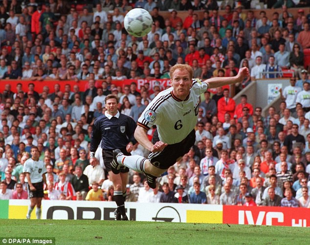 Matthias Sammer góp công lớn giúp tuyển Đức vô địch EURO 1996. Ảnh: PA