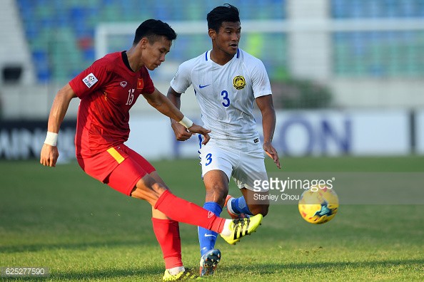 Ngọc Hải đã chơi tốt tại vòng bảng AFF Cup 2016. Ảnh: Getty