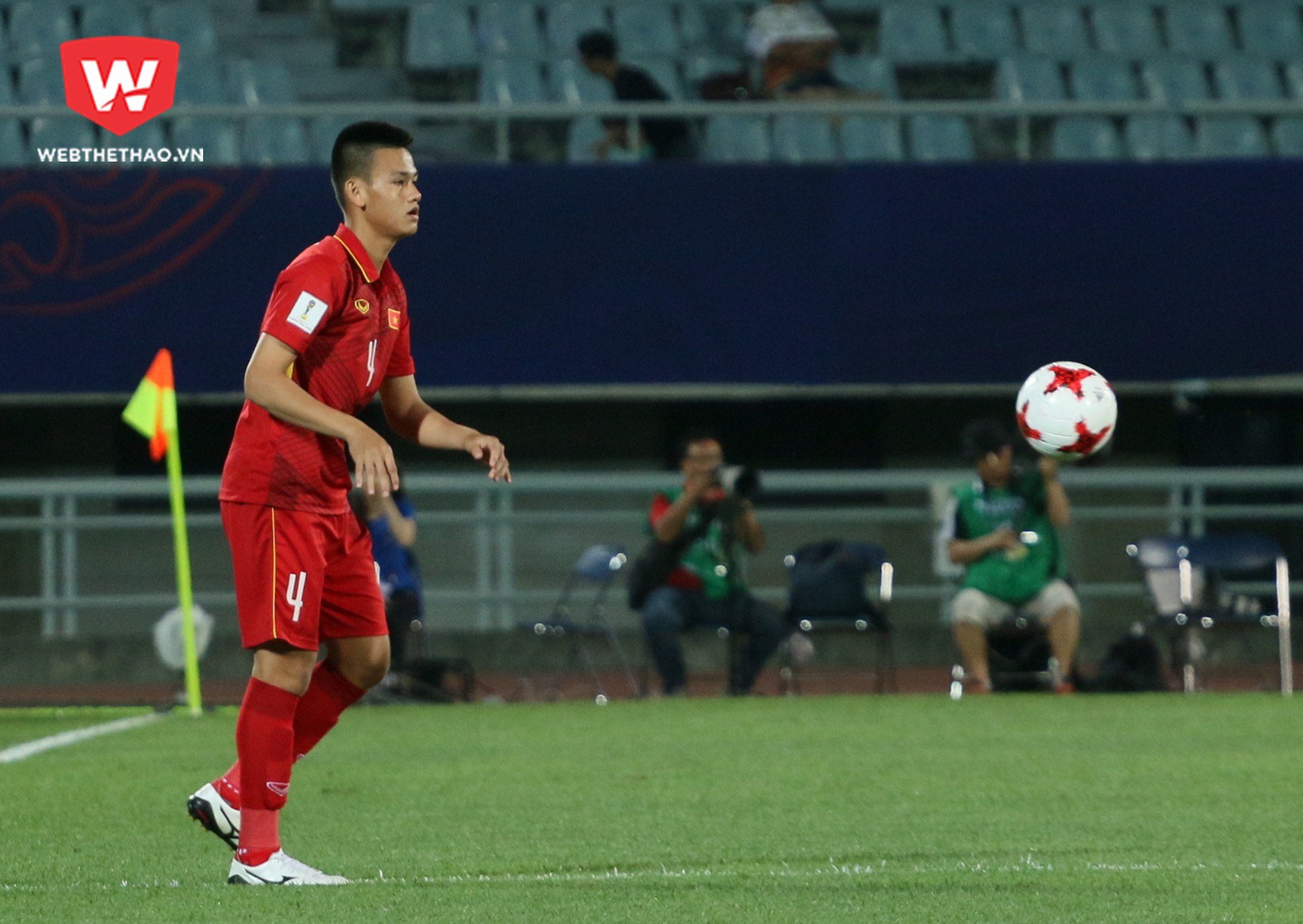 Hồ Tuấn Tài là gương mặt bật ở U20 Việt Nam. Ảnh: Quang Thịnh