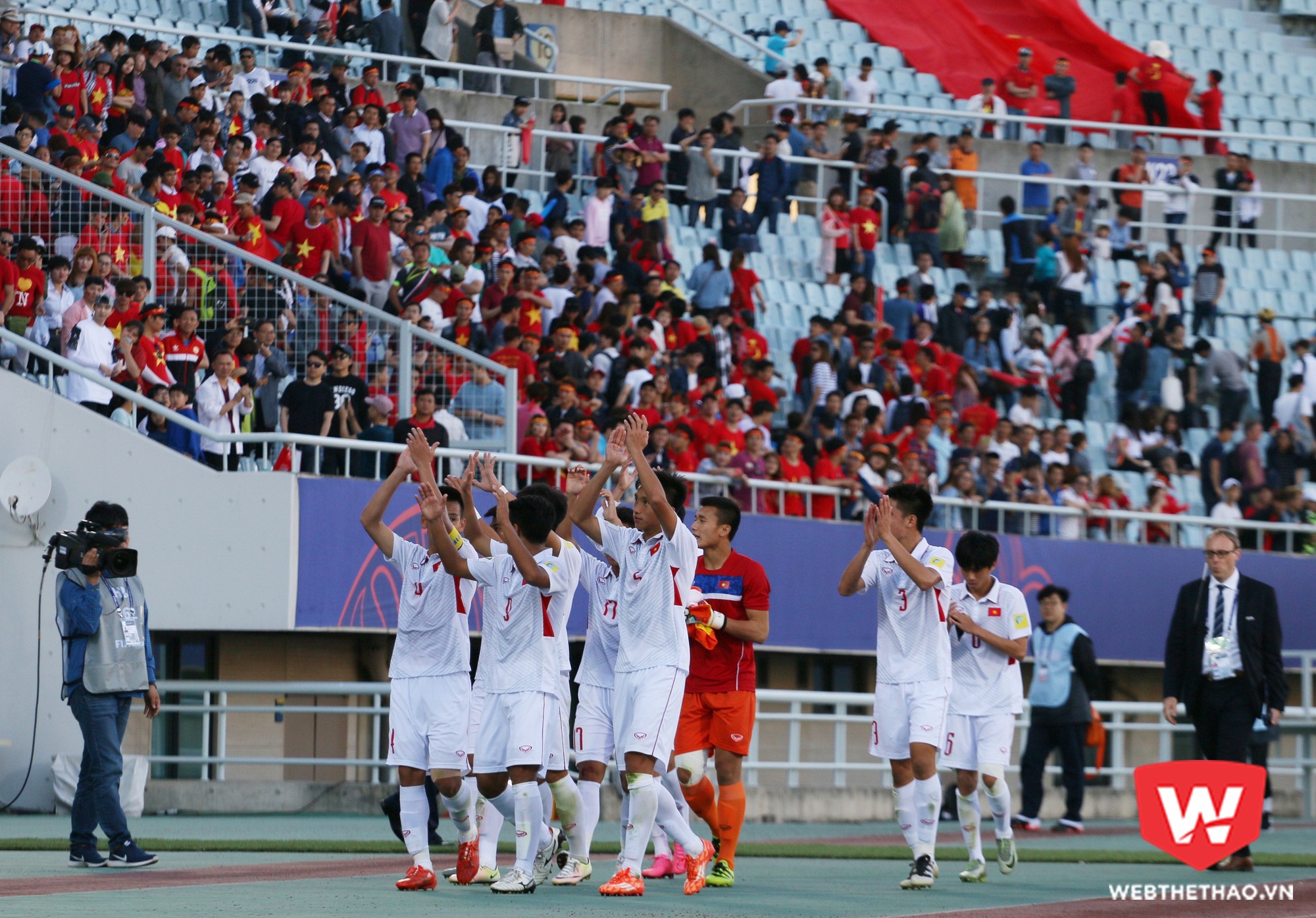 Sân khấu U20 World Cup là niềm tự hào của các cầu thủ Việt Nam. Ảnh: Quang Thịnh