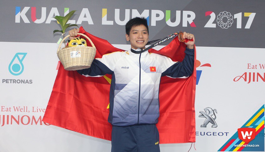 Nguyễn Hữu Kim Sơn muốn giành HCV ở SEA Games 29. Ảnh: Hải Đăng