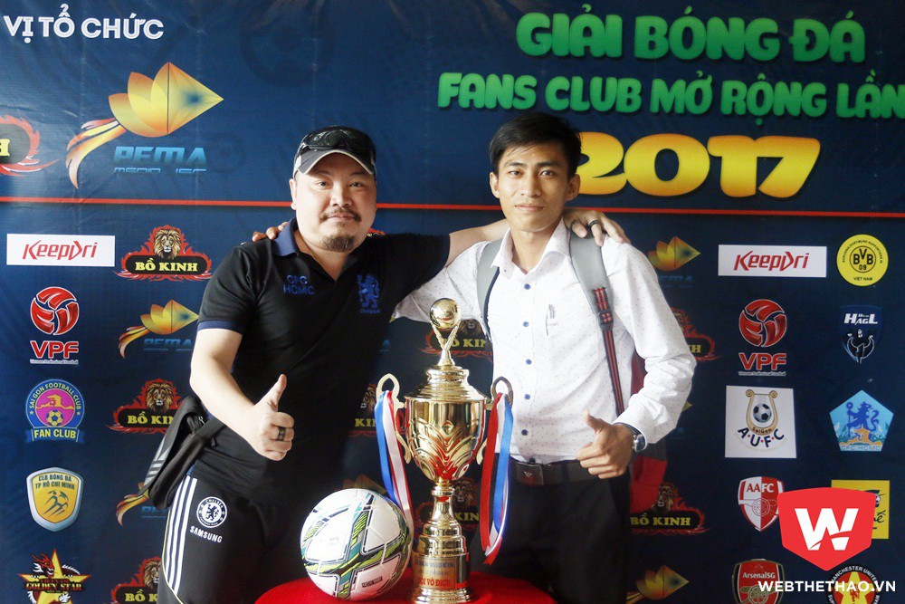 Đội bóng của Hội CĐV Chelsea Việt Nam là đối thủ rất đáng gờm. Ảnh: Văn Nhân