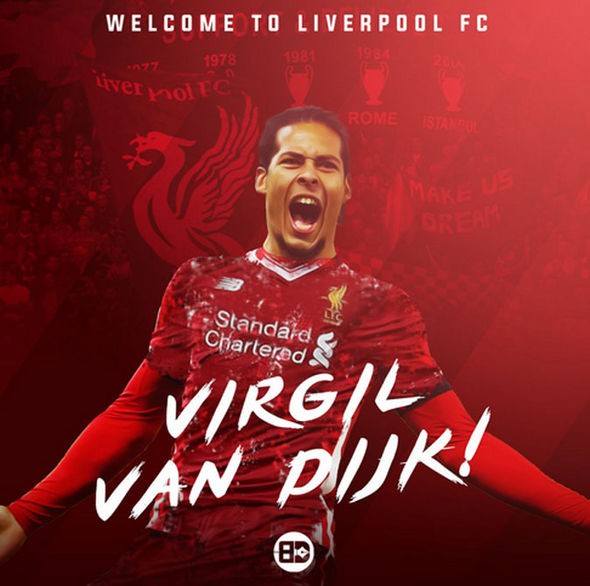 Hình ảnh: Van Dijk lập 3 kỷ lục chuyển nhượng khi về đầu quân cho Liverpool