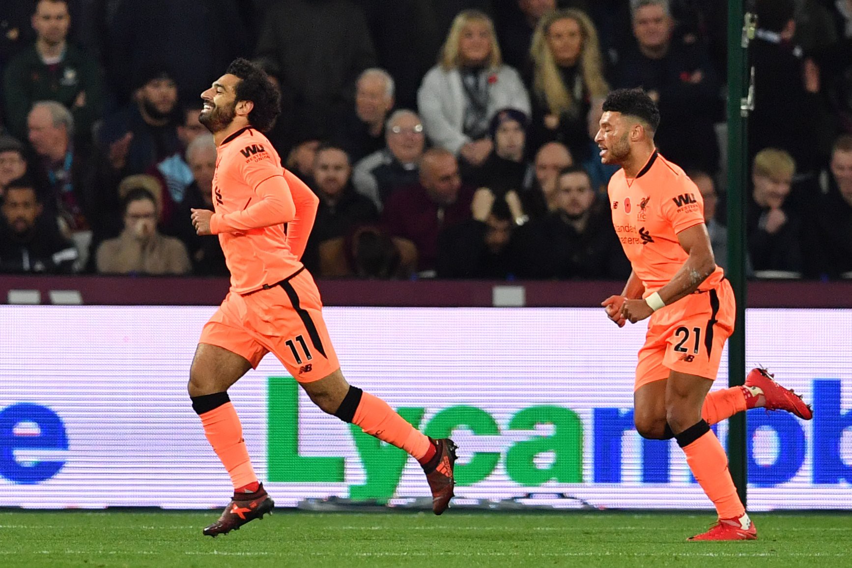Salah đang thăng hoa trong màu áo Liverpool