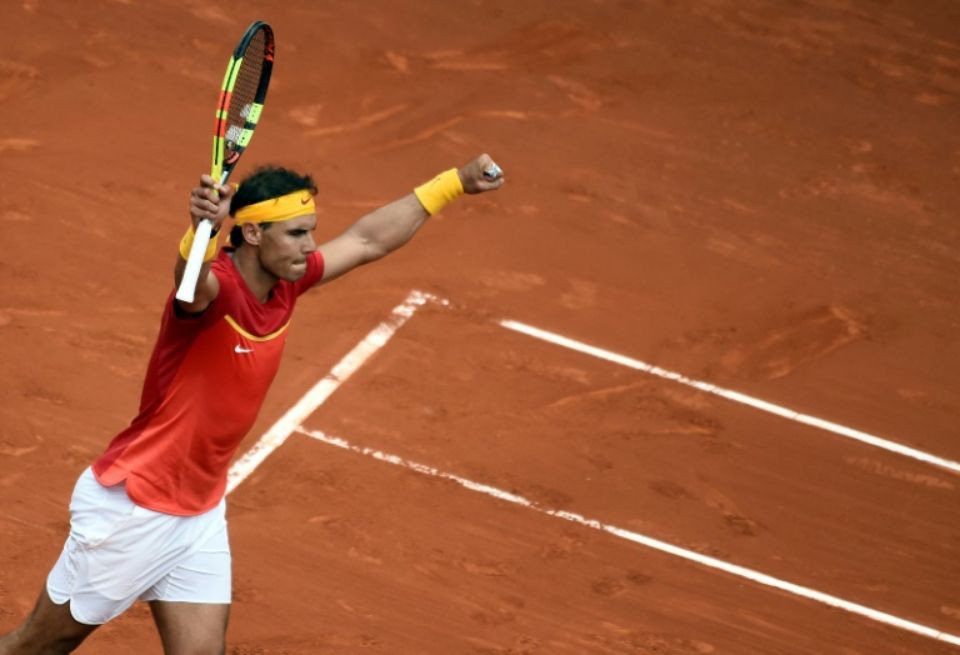 Hình ảnh: Nadal vẫn đang phải ''gánh team'' dù chưa 100% bình phục với thể lực tốt nhất