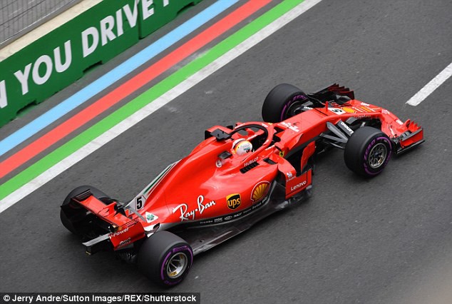 HÌNH ẢNH: Vettel xuất sắc giành pole sau màn đua phân hạng Azerbaijan và đây là lần thứ 3 anh giành pole xuất phát mùa này