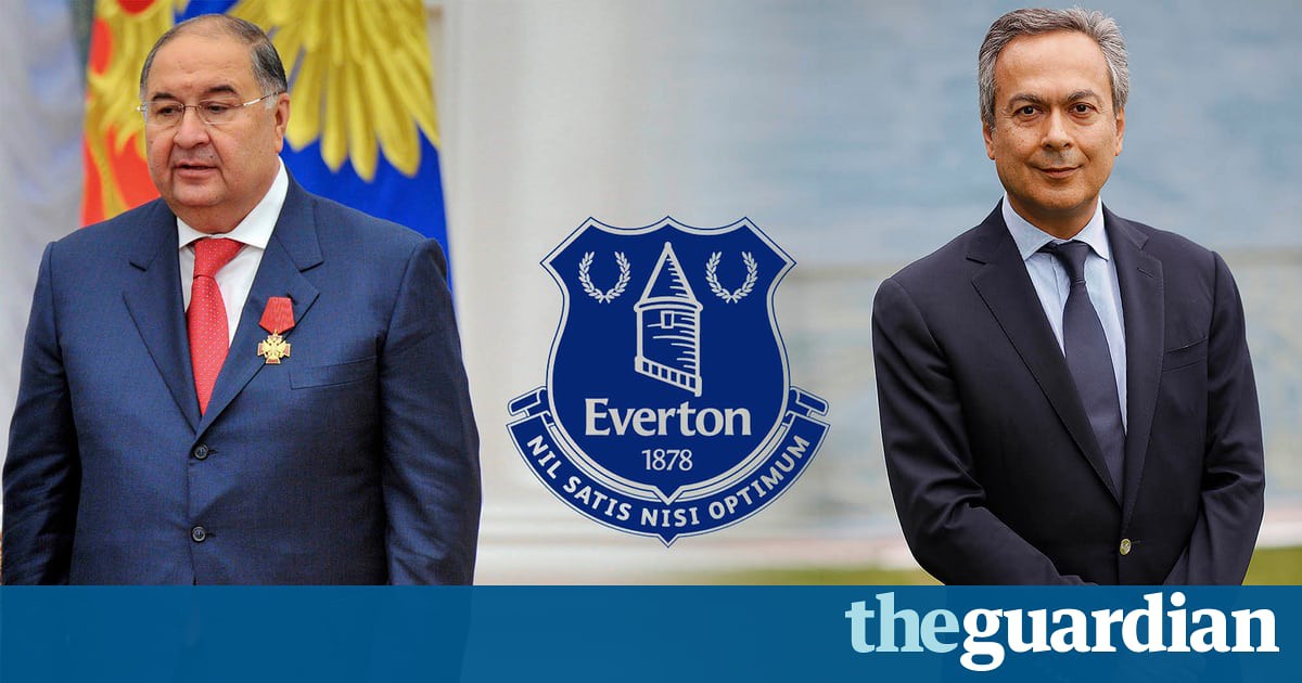 Moshiri (phải) đã mua gần 50% cổ phần Everton nhờ... tiền được bơm từ Usmanov (trái)?
