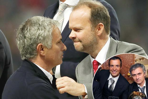 Đại diện của Mou, ''siêu cò'' Jorge Mendes sẽ sớm gặp gỡ bàn thảo với PCT điều hành MU, Ed Woodward về tương lai của thân chủ mình