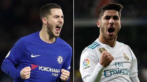 hình ảnh: Asensio và Hazard sẽ đổi chỗ cho nhau trong Hè này?