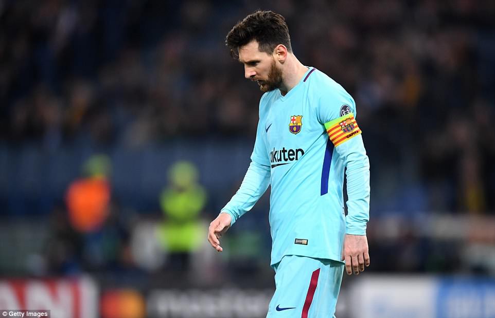 Hình ảnh: Messi không ghi bàn, Barca đã phải dừng cuộc chơi ở Champions League