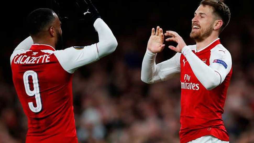 Hình ảnh: Arsenal đang bay cao nhưng cần phải vô địch Europa League nếu Wenger muốn giữ ghế