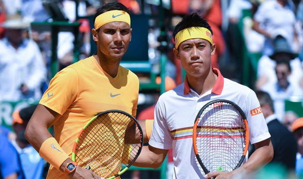 hình ảnh: Nadal đã không cho Nishikori cơ hội tạo ra bất ngờ