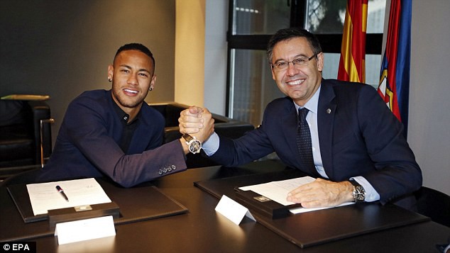 Barca rất tự tin bản hợp đồng hiện tại sẽ ''trói''Neymar lâu dài