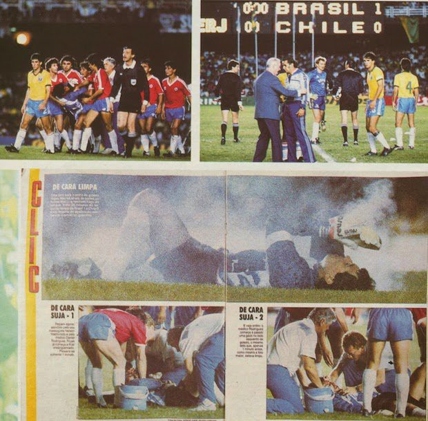 Trận Brazil - Chile ở VL World Cup 1990 đã để lại scandal nhơ nhuốc