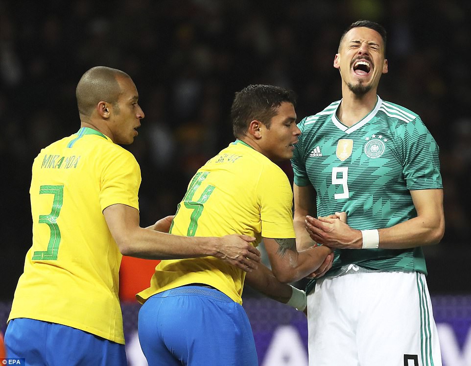 hình ảnh: Và Brazil đã thành công khi thanh toán một phần món nợ thua 1-7