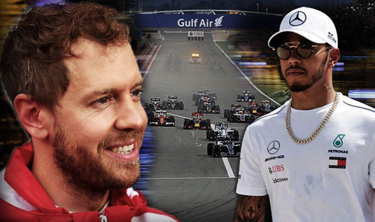 Hình ảnh: Hamilton đang ''cay mũi'' khi chứng kiến Vettel vô địch cả 2 chặng đầu mùa