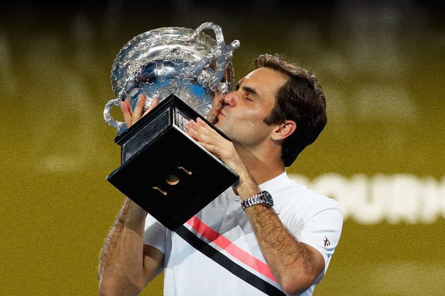 Hình ảnh: Federer liên tục gặt hái vinh quang ở độ tuổi mà nhiều người tưởng chừng anh nhẽ ra phải gác vợt