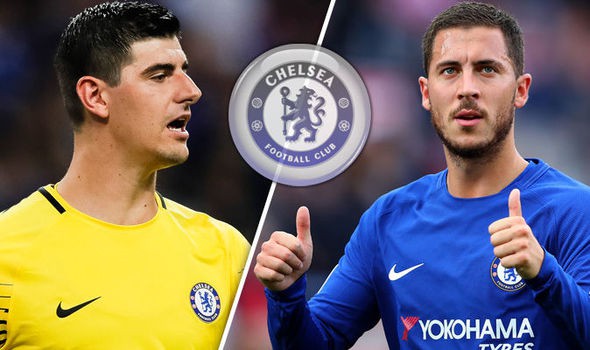 hình ảnh: Courtois và Hazard đang trong tầm ngắm Real