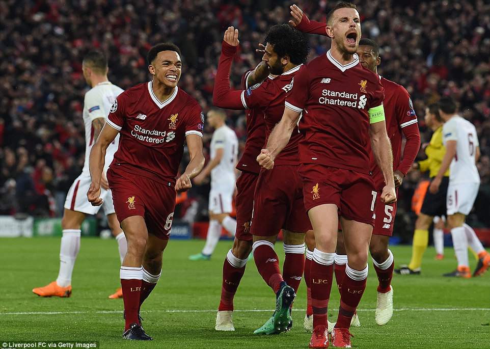 hình ảnh: Liverpool quá mạnh so với Roma