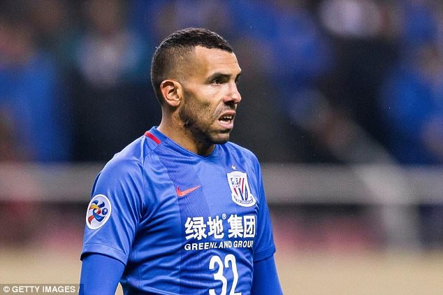 Tevez đang xuống dốc từ khi chuyển sang TQ chơi bóng