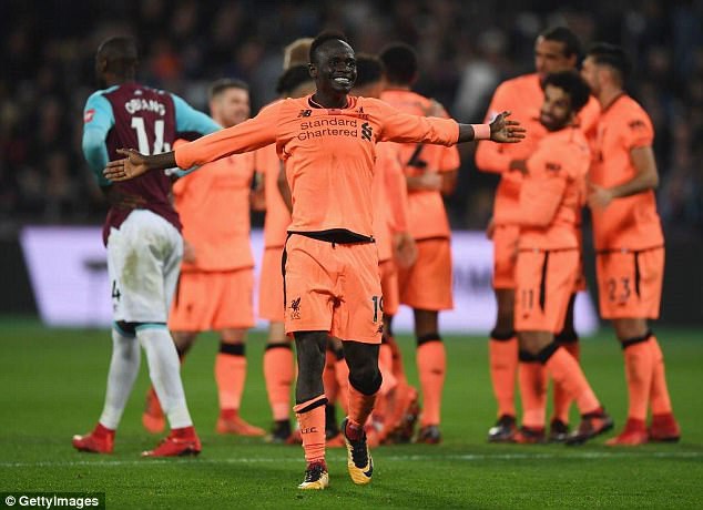 Mane đã tỏa sáng ở ngay khi tái xuất trong màu áo Liverpool ở trận trước gặp West Ham