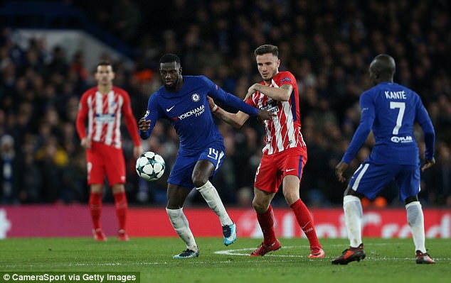 Bakayoko đã chơi không tốt trước Atletico