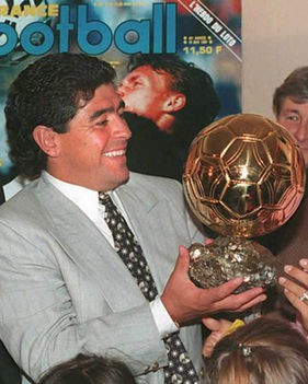 Maradona nhẽ ra cũng đã đoạt 2 Quả bóng vàng nếu France Football mở rộng đối tượng sang cả cầu thủ ngoài EU