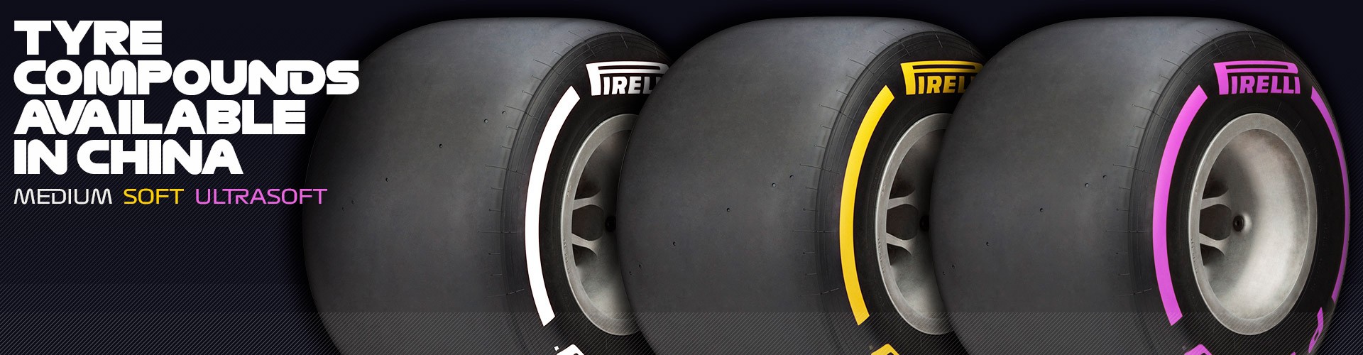 Hình ảnh: Serie 3 mẫu lốp Pirelli cung cấp ở China GP năm nay