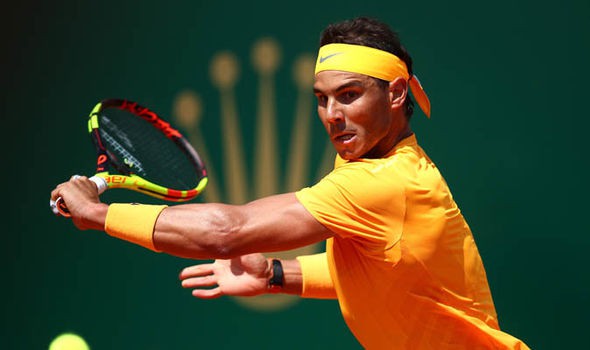 hình ảnh: Nadal nhanh chóng ''lập lại trật tự'' và hạ Nishikori sau hơn 1 tiếng rưỡi