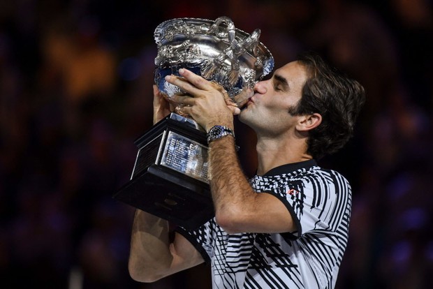 hình ảnh: Ăn uống khoa học giúp Federer duy trì phong độ cao và gặt hái thành công 