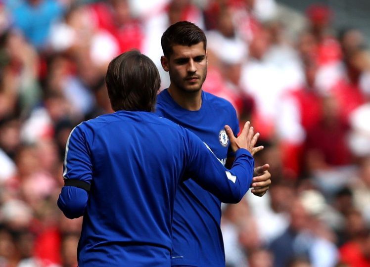 Hình ảnh: Morata chấn thương dài hạn khiến Chelsea và Conte càng khốn khổ