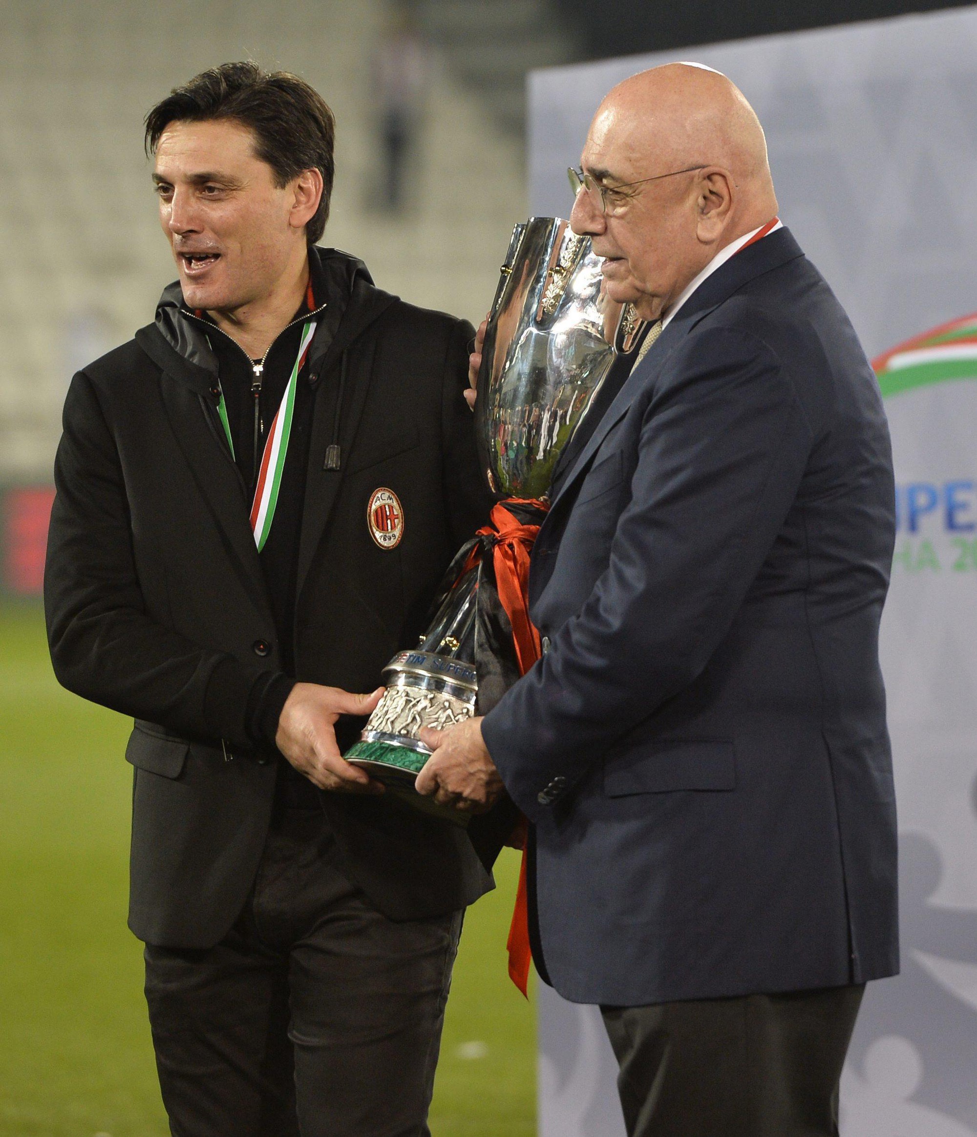 Montella mới dẫn dắt Milan từ tháng 6 năm ngoái và giúp CLB giành Siêu Cúp Ý 2016.