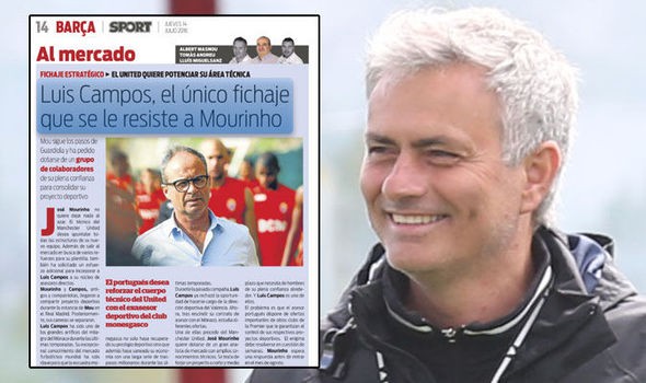 Mourinho cũng từng muốn Luis Campos về hỗ trợ công tác chuyển nhượng và đào tạo trẻ