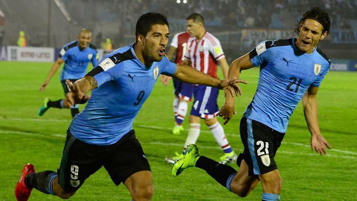 Hình ảnh: Cặp tiền đạo Luis Suarez - Edinson Cavani sẽ giúp Uruguay bay cao ở World Cup 2018 trên đất Nga?