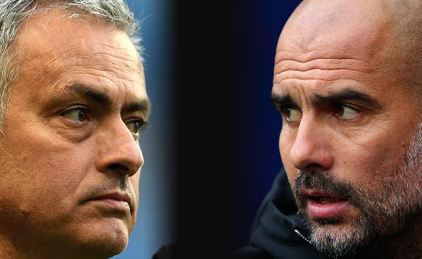 hình ảnh: Mourinho mùa này phải đối mặt với một Man City hoàn thiện với sức mạnh hủy diệt dưới bàn tay của Guardiola