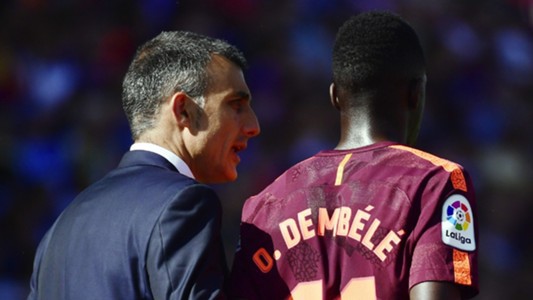 Dembele có thể hình được cho là khá còi cọc