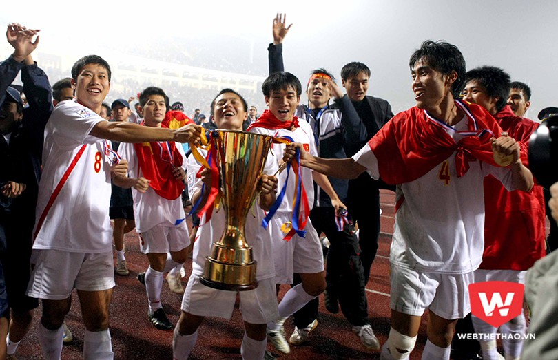 Thạch Bảo Khanh (số 8) tin rằng Việt Nam có thể tham dự World Cup trong tương lai.
