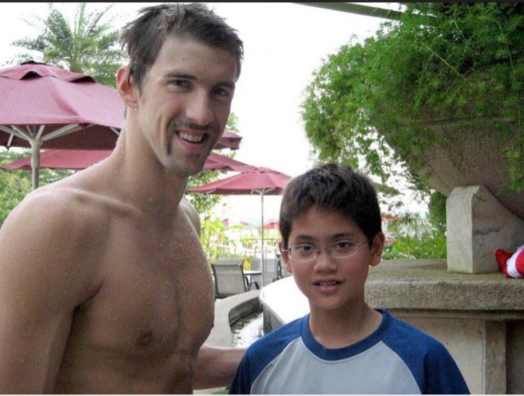 Michael Phelps và Joseph Schooling.